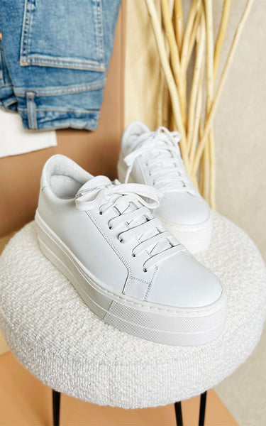 90s white platform outlet sneakers