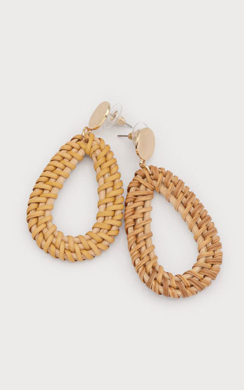 Rattan Earrings