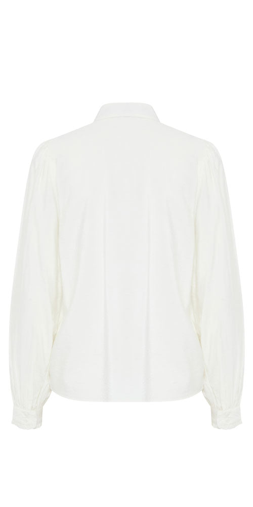 B.Young Black Bow Tie Blouse