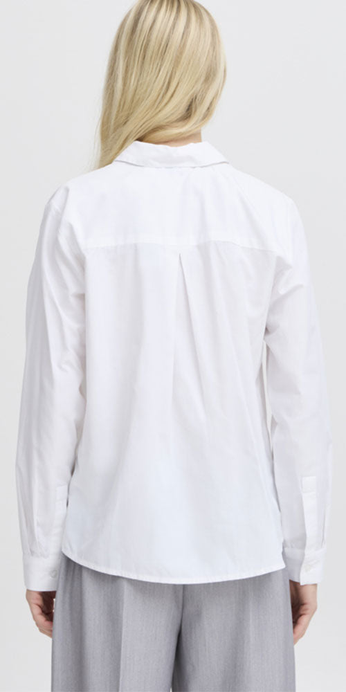 B.Young Button Up Shirt, white