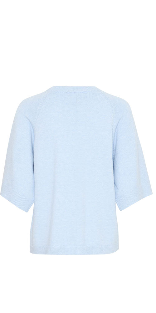 B.Young Half Sleeve Sweater, light blue