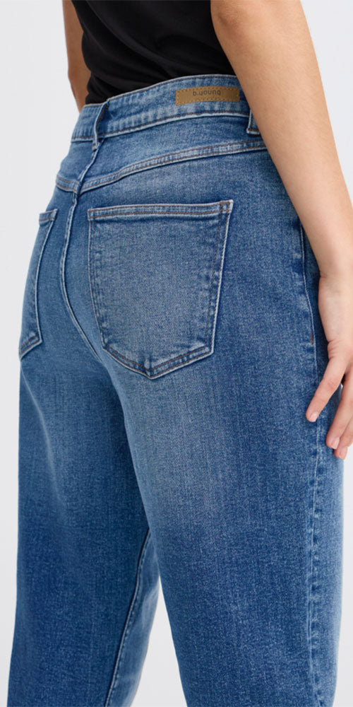 B.Young High Waist Relaxed Jeans