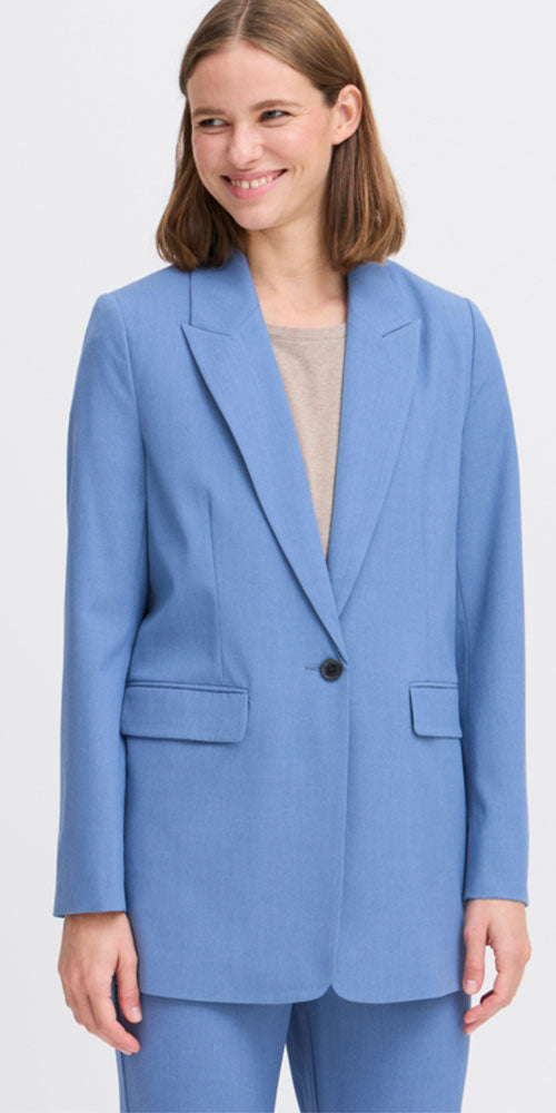 B.Young Relaxed Fit Blazer, blue