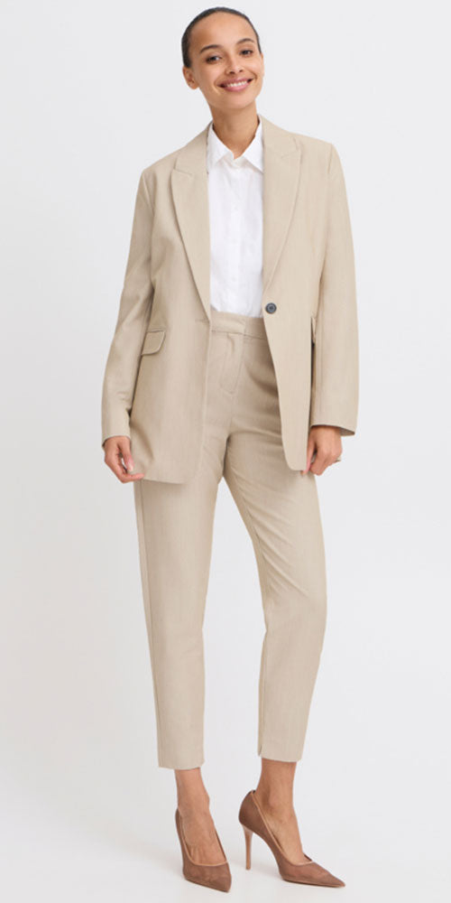 B.Young Relaxed Fit Blazer, hummus