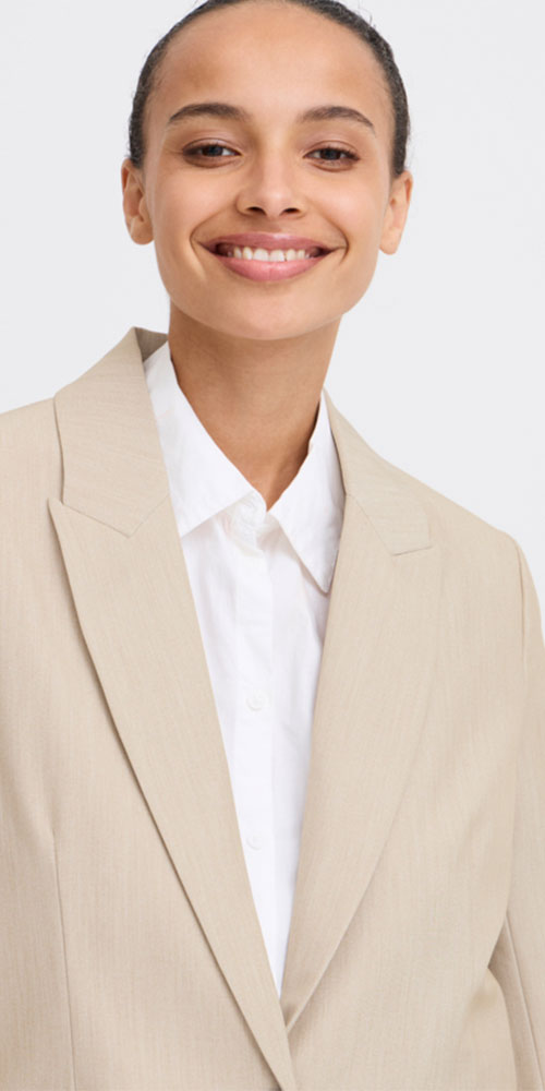 B.Young Relaxed Fit Blazer, hummus