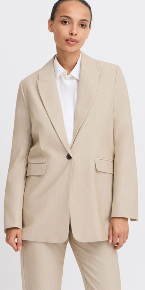 B.Young Relaxed Fit Blazer, hummus