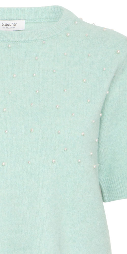 B.Young Pearl Embellished Sweater