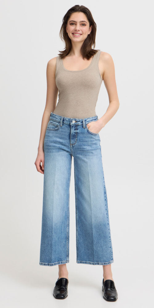 B.Young Classic Wide Leg Jeans