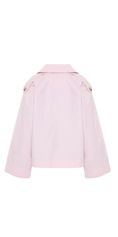 B.Young Short Trench, pink