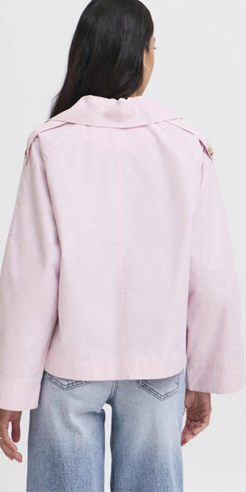 B.Young Short Trench, pink