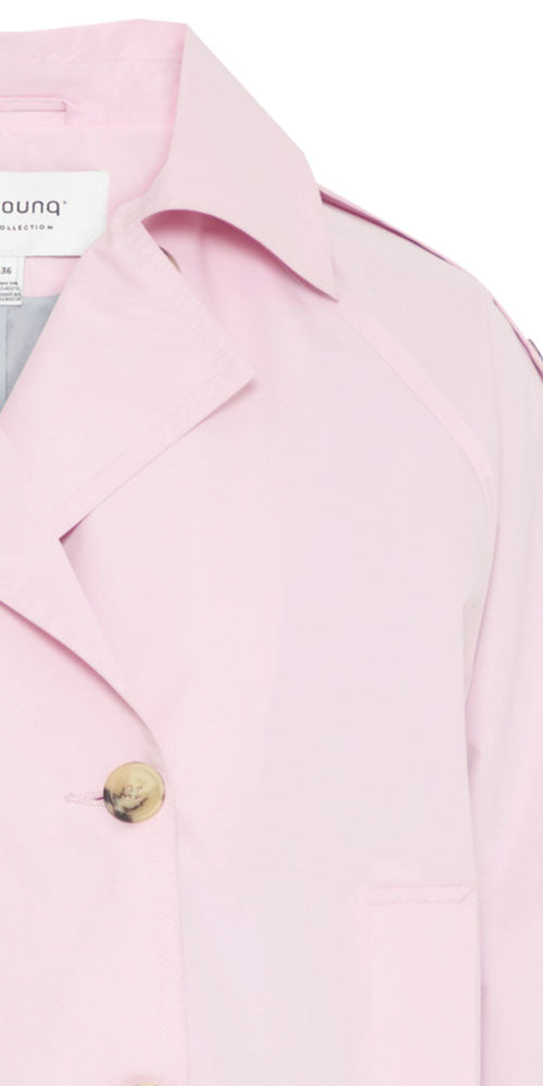 B.Young Short Trench, pink