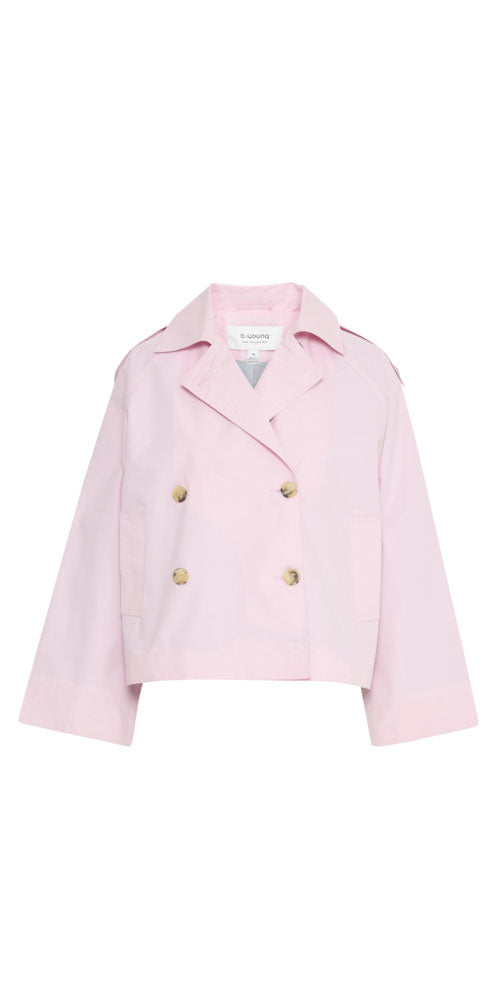 B.Young Short Trench, pink