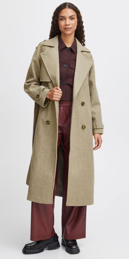 B.Young Trench Overcoat