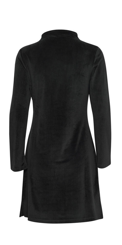 B.Young Velour Dress, black