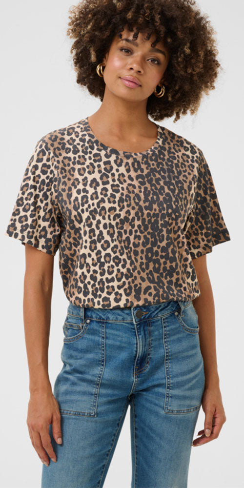 Culture Cotton Leopard Tee