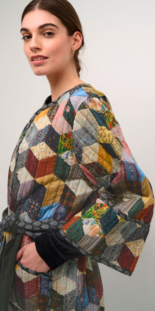 Culture Quilted Kimono Jacket