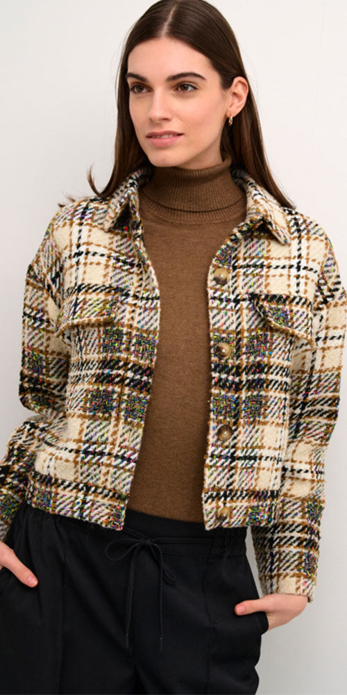 Culture Plaid Bouclé Jacket