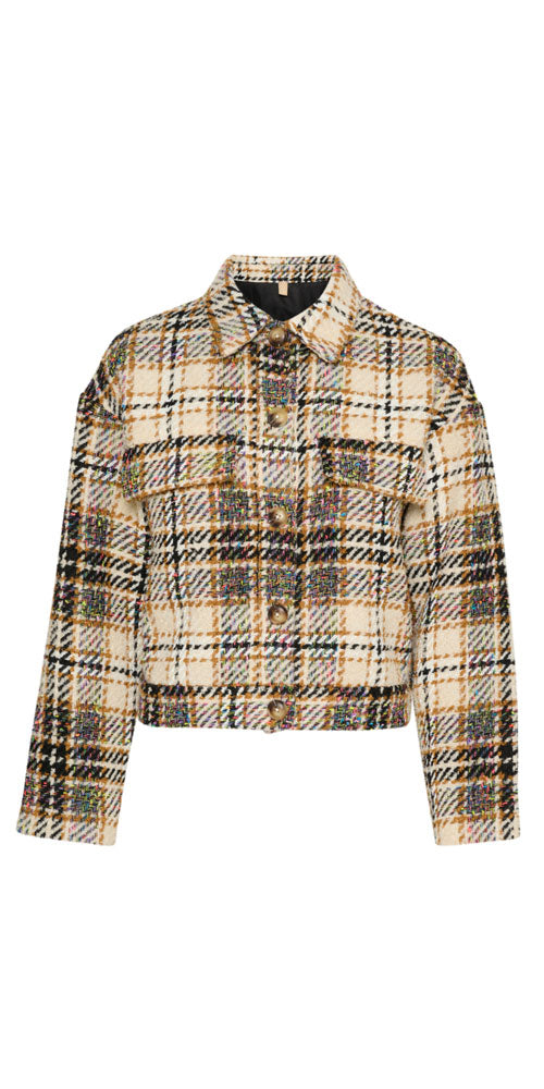 Culture Plaid Bouclé Jacket