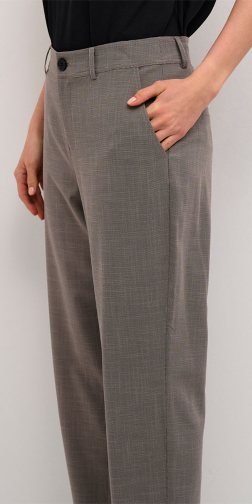 Culture Straight Cropped Pant, dune