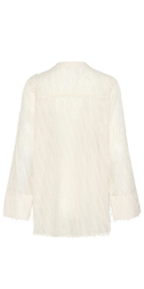 Culture Textural Blouse, cream