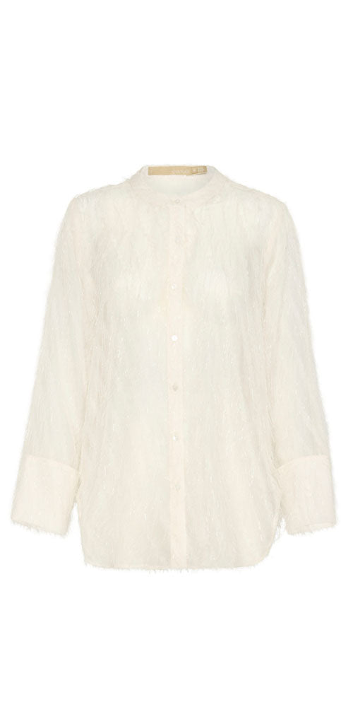 Culture Textural Blouse, cream