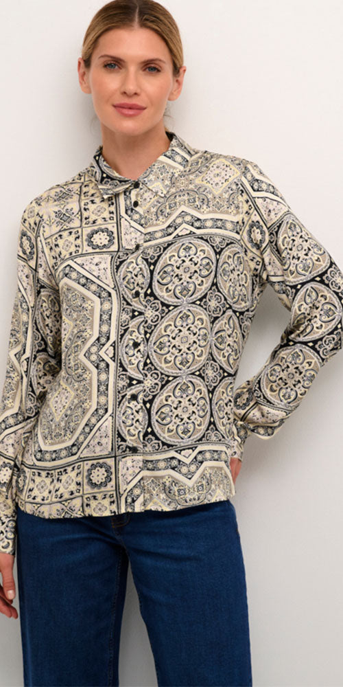 Culture Tile Print Shirt