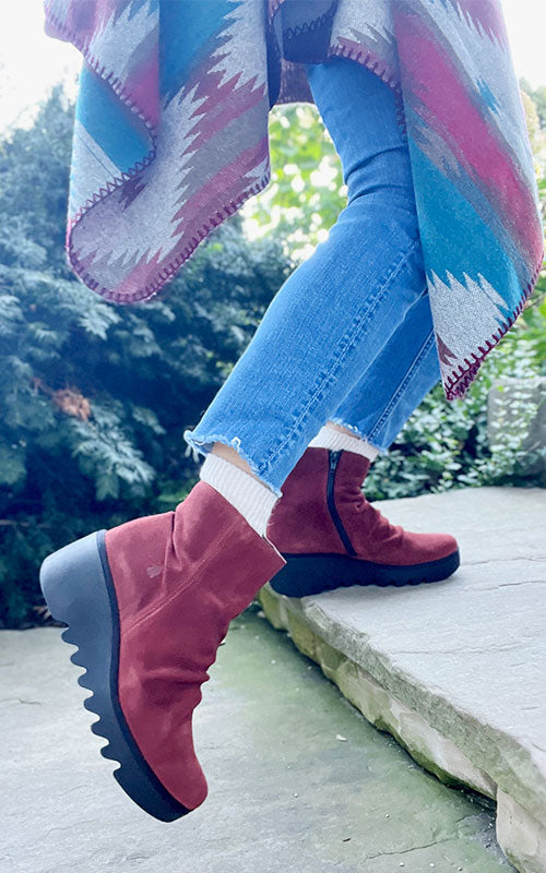 Fly london burgundy boots best sale