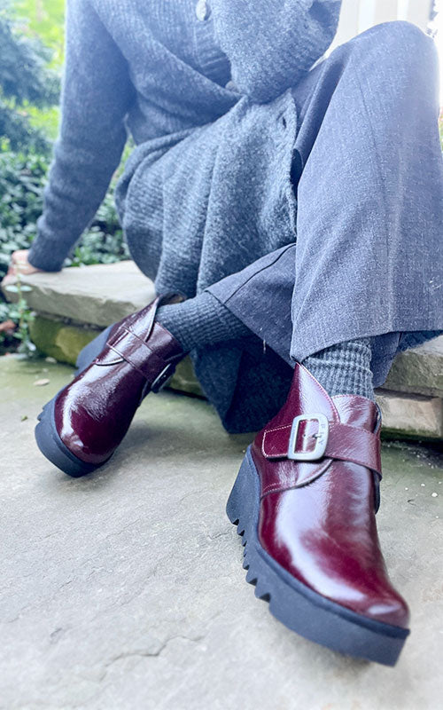 Fly london burgundy boots best sale