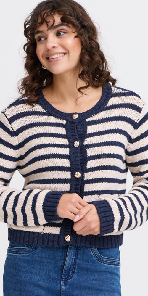 Fransa Belinda Cardy, navy stripe