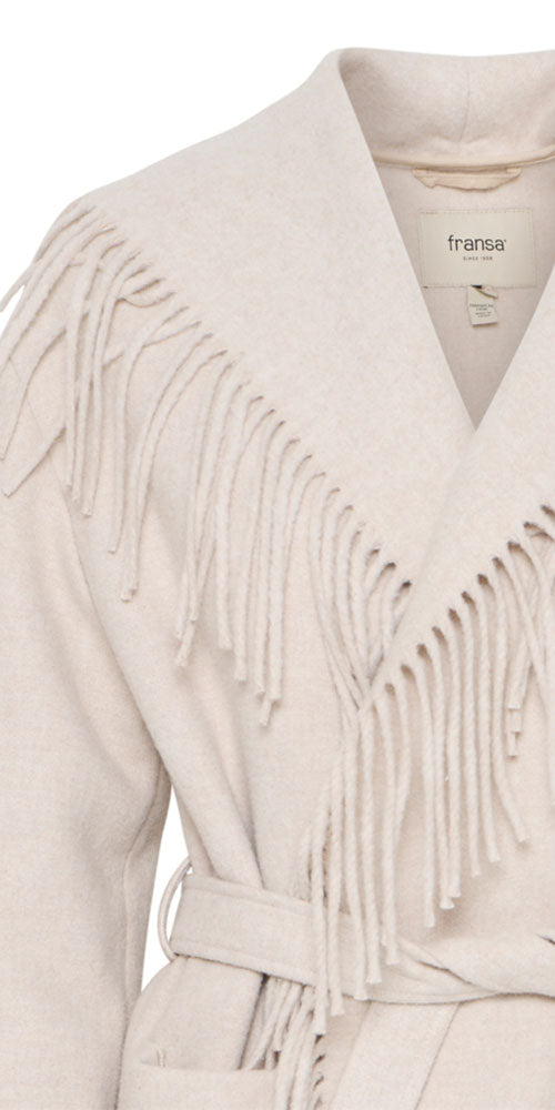 Fransa Fringed Jacket