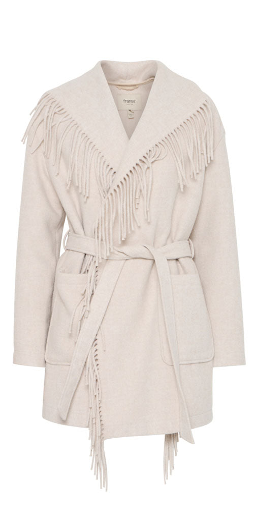 Fransa Fringed Jacket