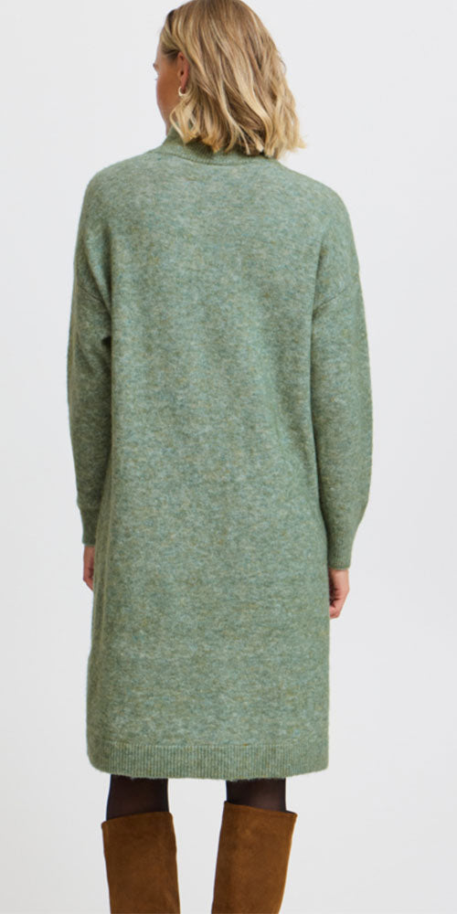 Fransa Half Zip Sweater Dress