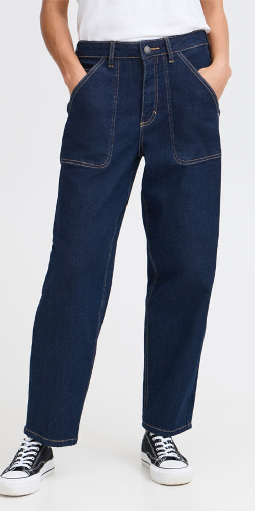 Fransa Indigo Carpenter Jeans