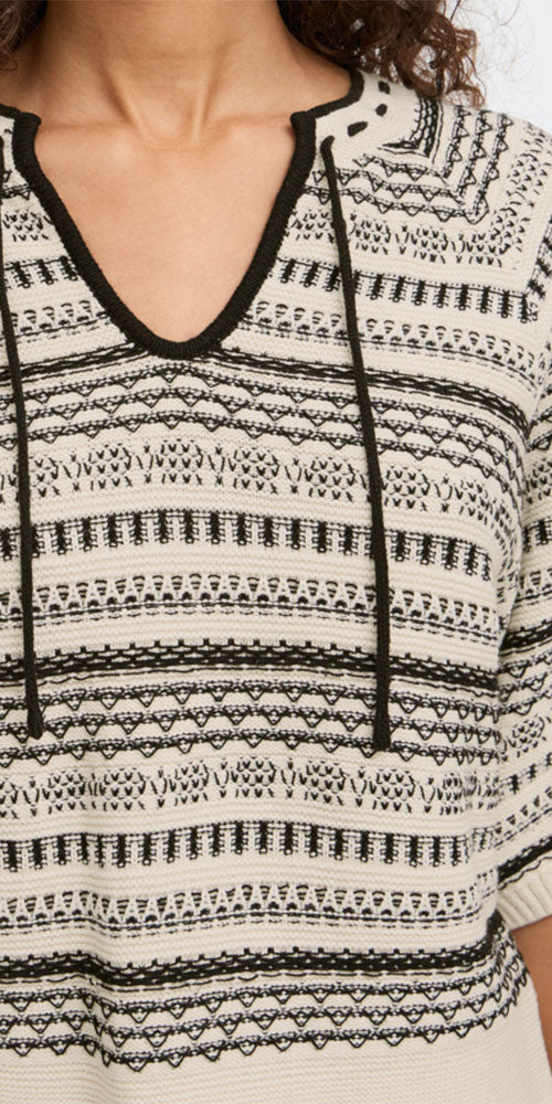 Ichi Folk Knit Sweater