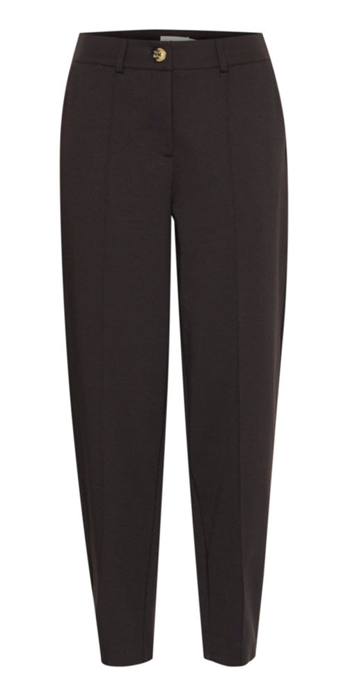 Ichi Ponte Knit Simon Pants, black