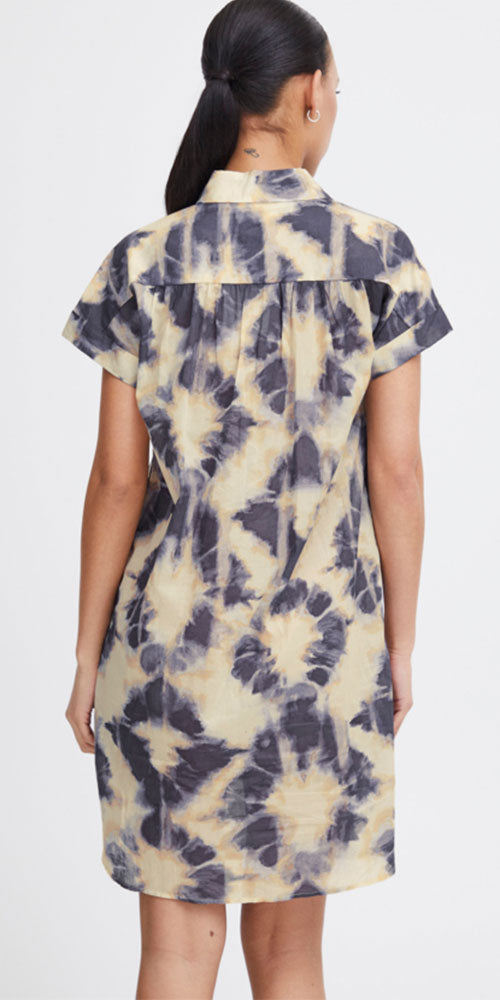 Ichi Indigo Shibori Dress