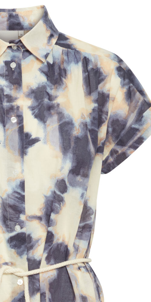 Ichi Indigo Shibori Dress