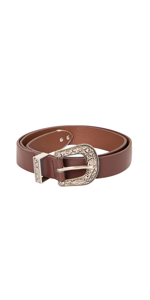 Ichi Western Belt, brown