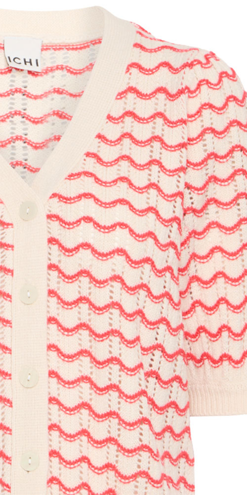 Ichi Zig Zag Cardy, coral red