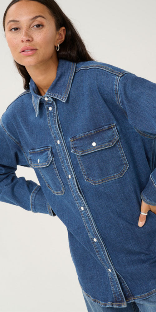 Kaffe Classic Denim Shirt