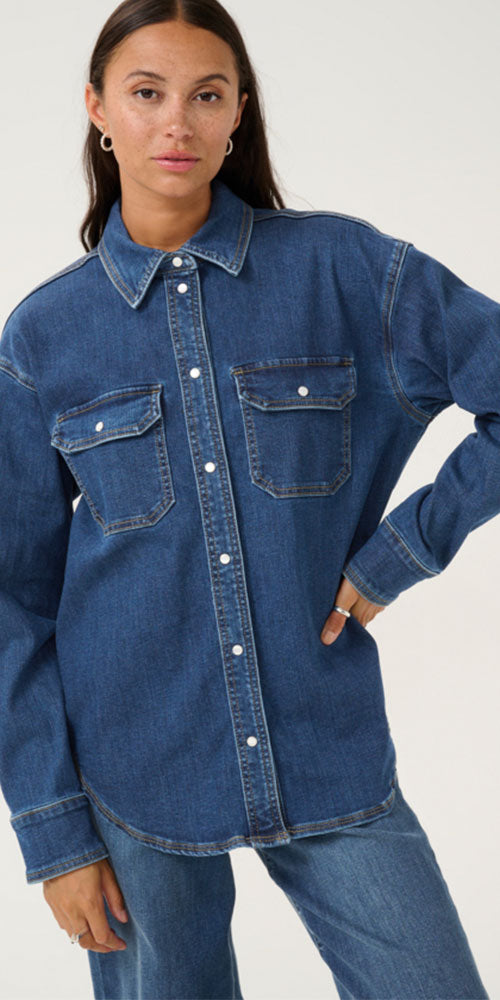 Kaffe Classic Denim Shirt