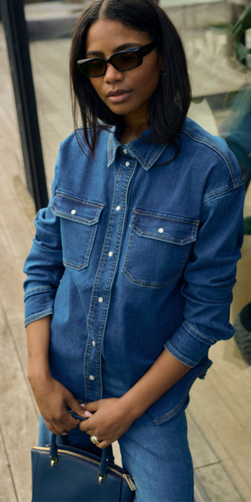 Kaffe Classic Denim Shirt