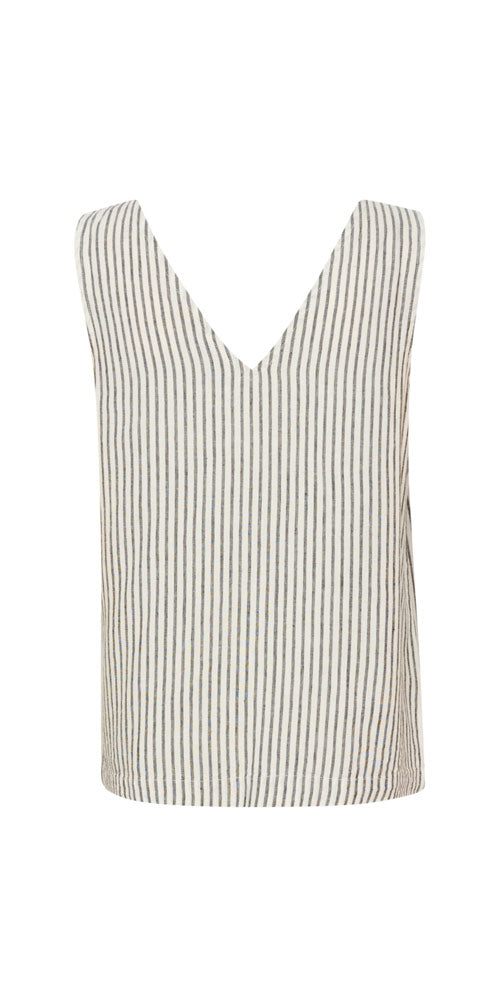 Kaffe Linen Blend Tank Top