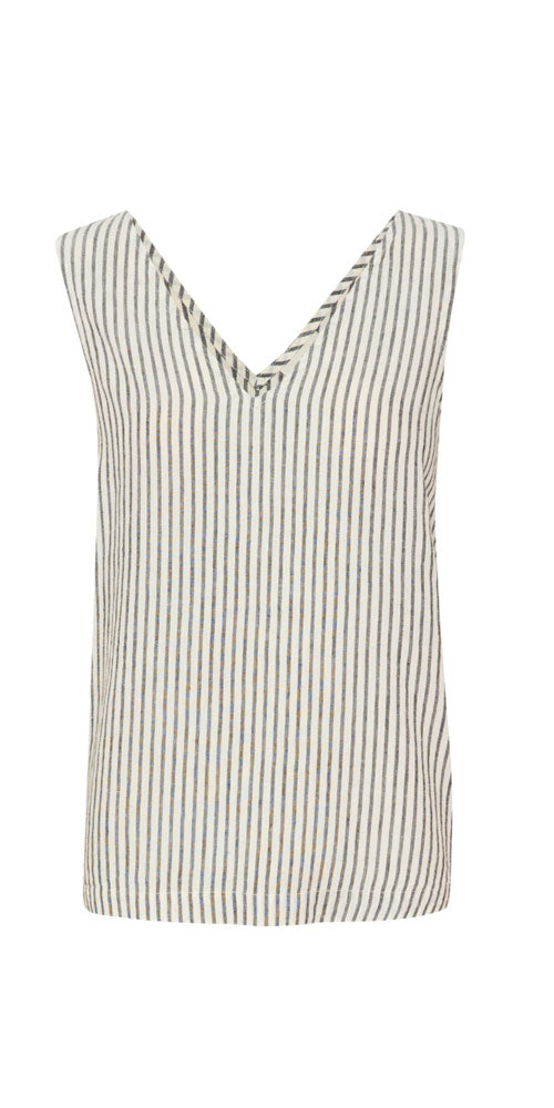 Kaffe Linen Blend Tank Top