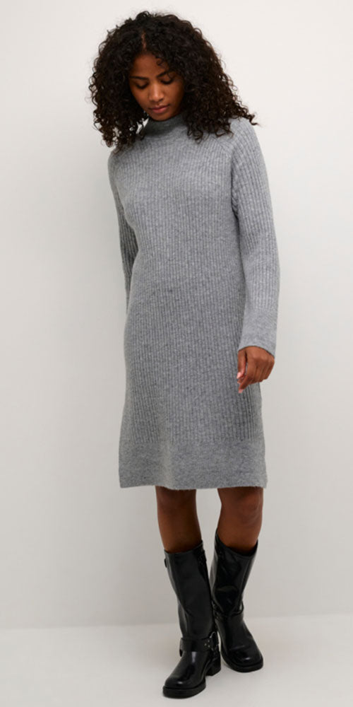 Kaffe Ribbed Sweater Dress