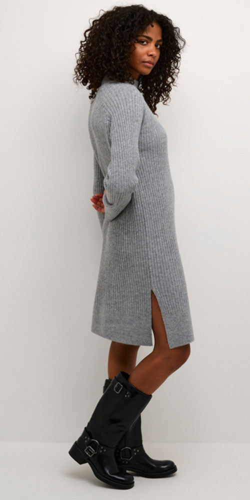 Kaffe Ribbed Sweater Dress