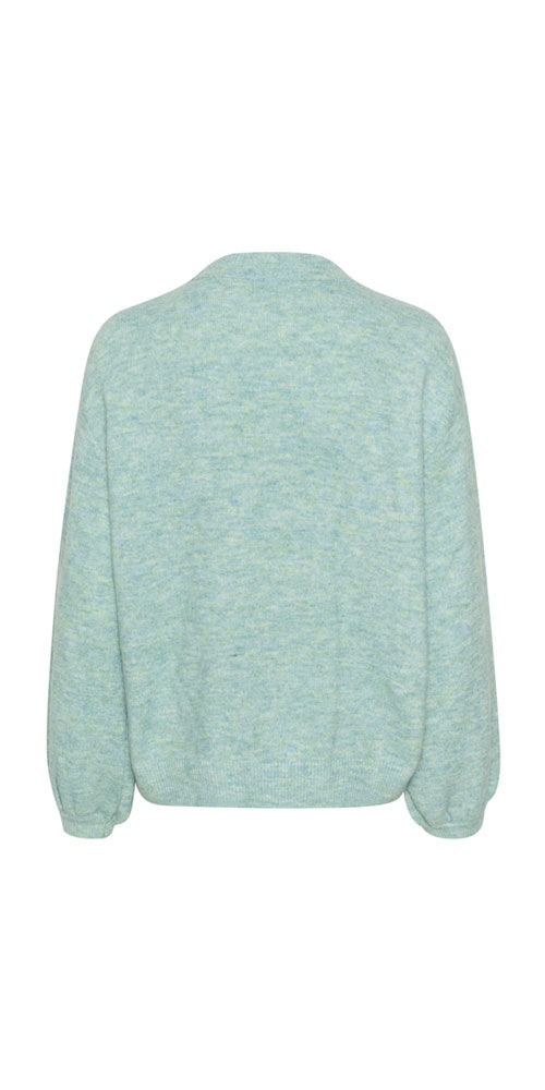 Saint Tropez Sparkle Sweater, aqua