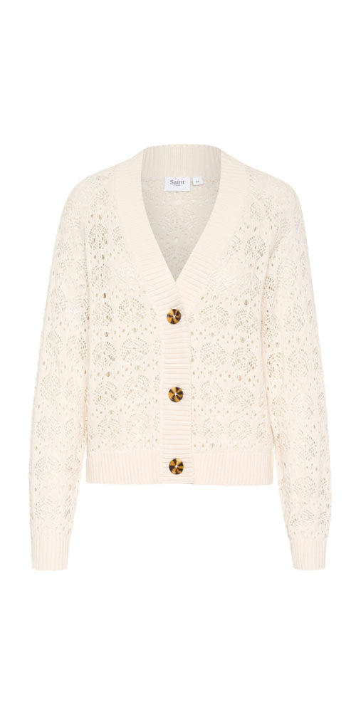 Saint Tropez Lacey Knit Cardy