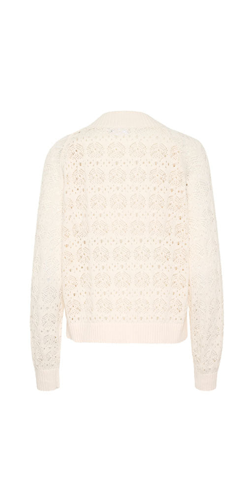 Saint Tropez Lacey Knit Cardy