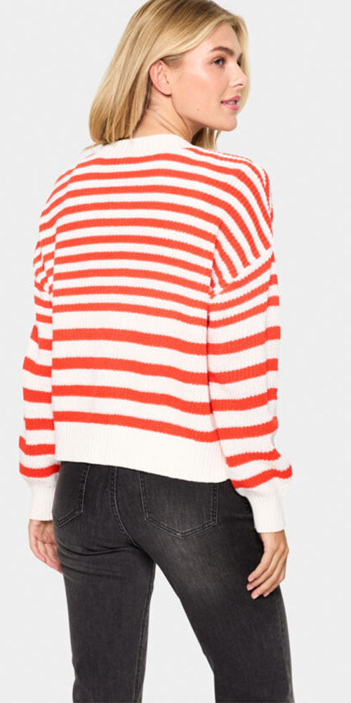 Saint Tropez Open Striped Cardy